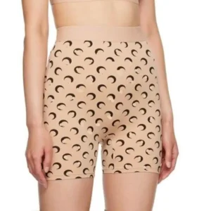 Korean Women Shorts High Street Spicy Girl Moon Print Sports Leisure High Waist Slim Fit Versatile Fashion Shorts